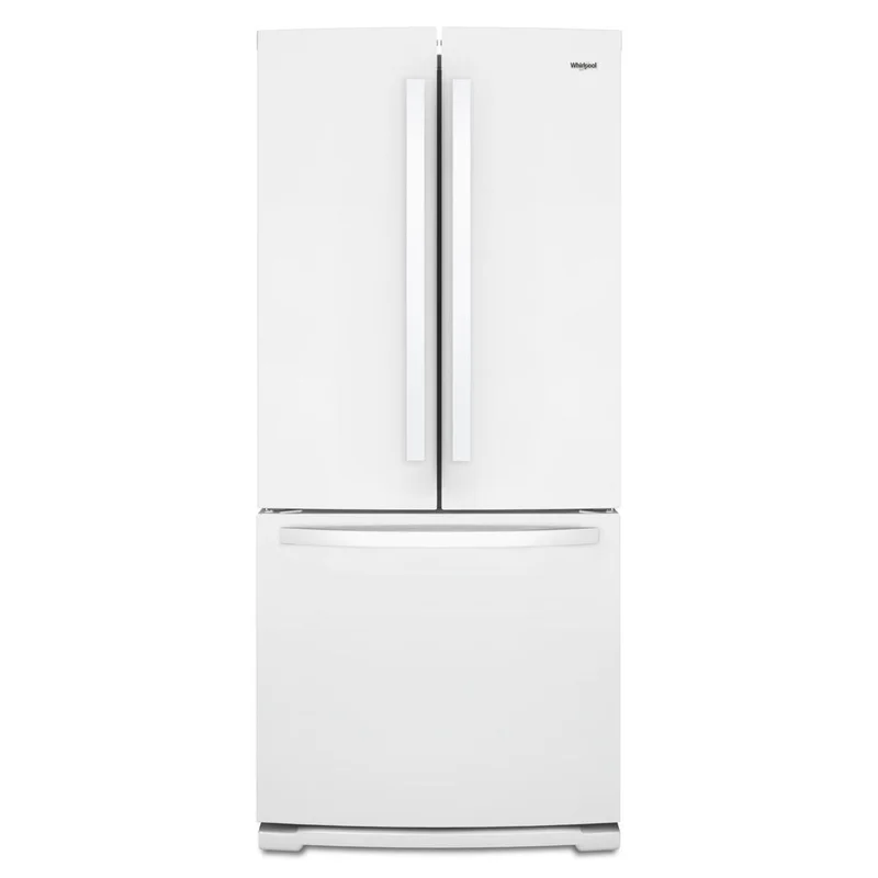 Whirlpool - 29.5 Inch 20 cu. ft French Door Refrigerator in White - WRF560SMHW White