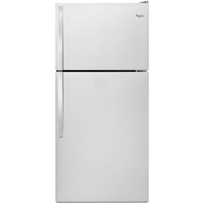 Whirlpool - 29.75 Inch 18.15 cu. ft Top Mount Refrigerator in Stainless - WRT318FZDM Stainless