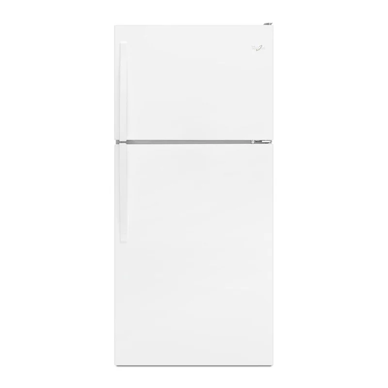 Whirlpool - 29.75 Inch 18.15 cu. ft Top Mount Refrigerator in White - WRT318FZDW White