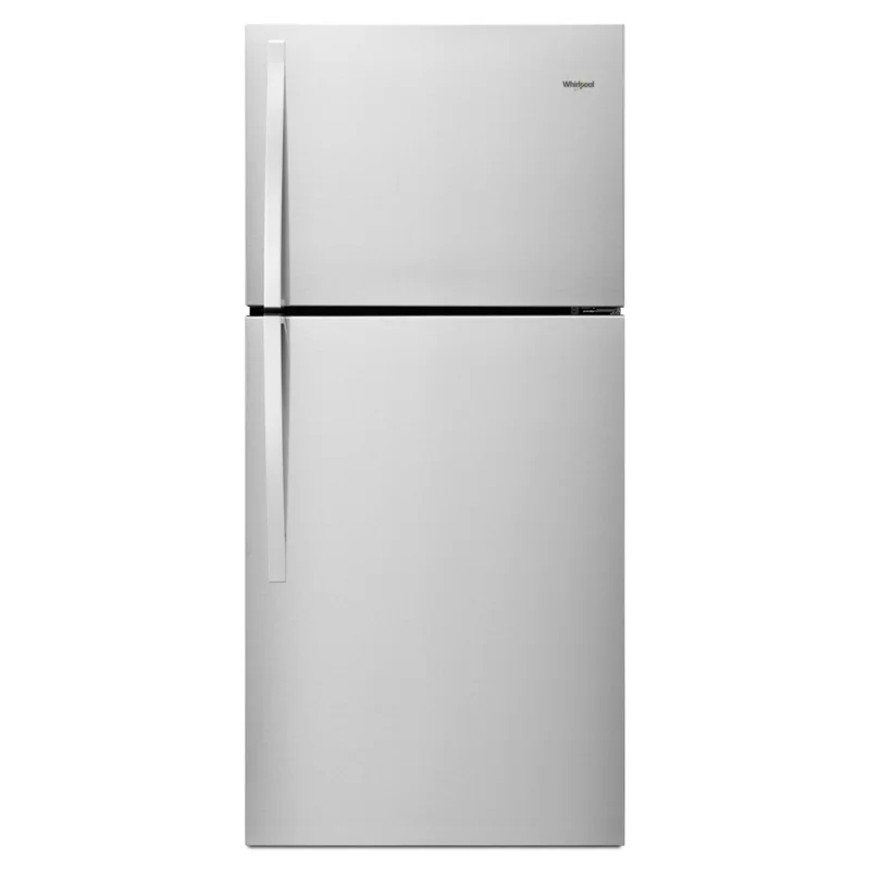 Whirlpool - 29.775 Inch 19.23 cu. ft Top Mount Refrigerator in Stainless - WRT519SZDG Stainless