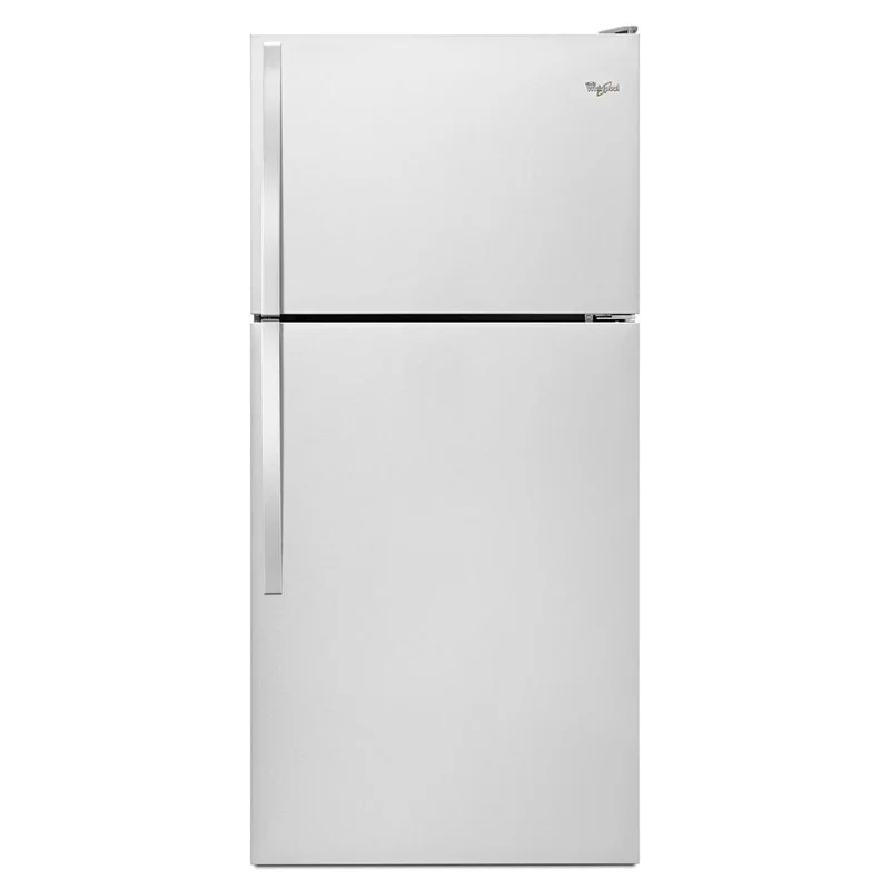 Whirlpool - 29.8 Inch 18.3 cu. ft Top Mount Refrigerator in White - WRT148FZDW White