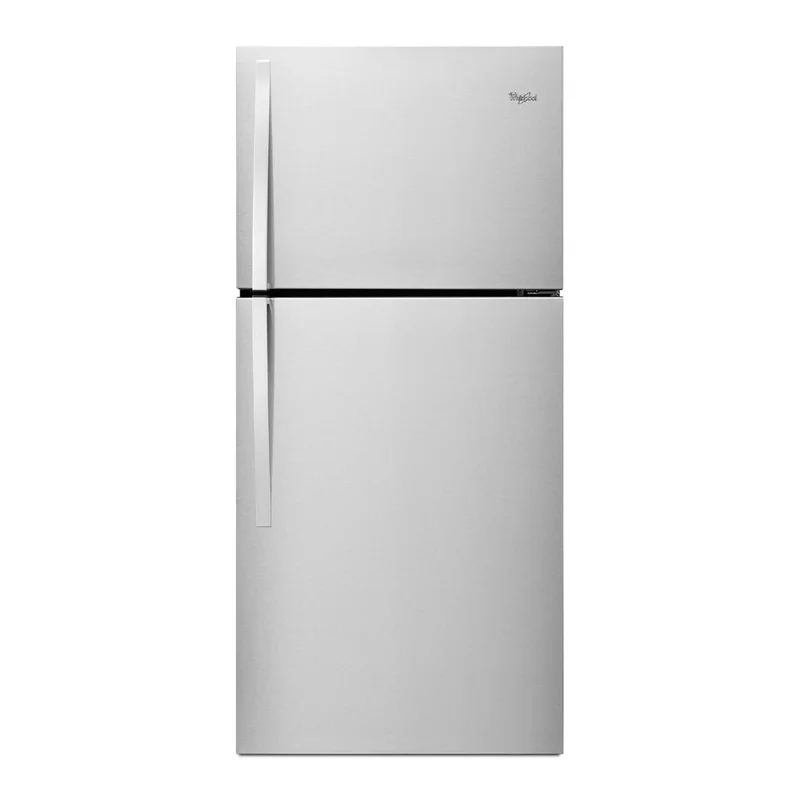Whirlpool - 29.8 Inch 19.2 cu. ft Top Mount Refrigerator in Stainless - WRT549SZDM Stainless