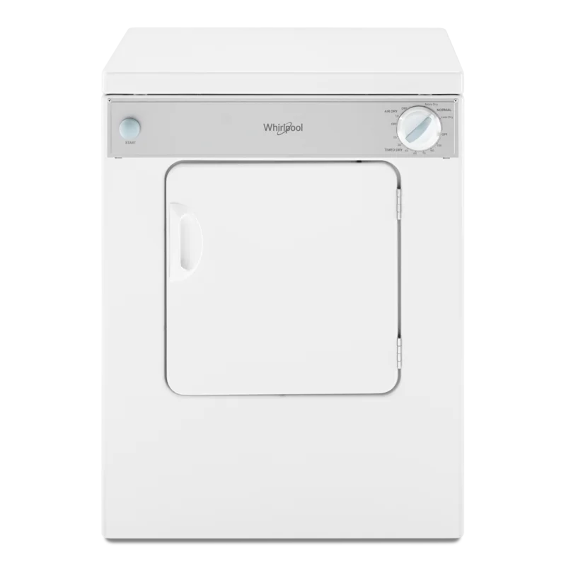 Whirlpool - 3.4 cu. Ft Compact Dryer in White - LDR3822PQ White