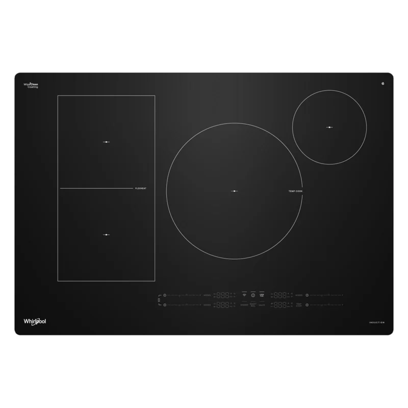 Whirlpool - 30.79 Inch Induction Cooktop in Black - WCIT7530SB Black
