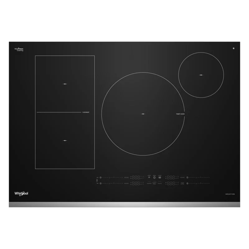 Whirlpool - 30.79 Inch Induction Cooktop in Stainless - WCIT7530SS Stainless
