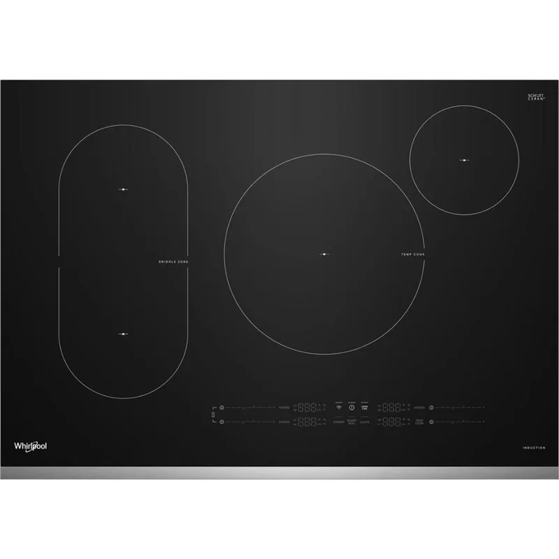 Whirlpool - 30.8 Inch Induction Cooktop in Stainless - WCIT7030SS Stainless
