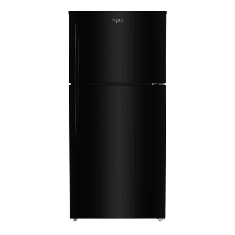 Whirlpool - 30 Inch 19.3 cu. ft Top Mount Refrigerator in Black - WRTX7419SB Black