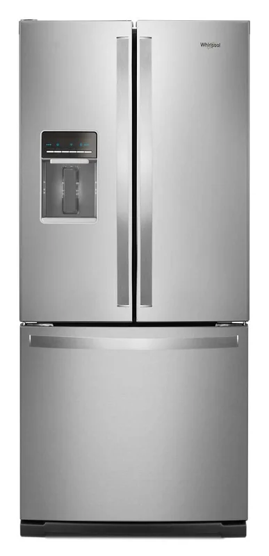 Whirlpool - 30 Inch 19.7 cu. ft French Door Refrigerator in Stainless - WRF560SEHZ Stainless