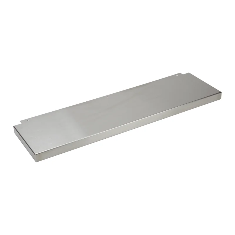 Whirlpool - 30 Inch Cooktop Add-On Range Backsplash in Stainless - W10115773 Stainless