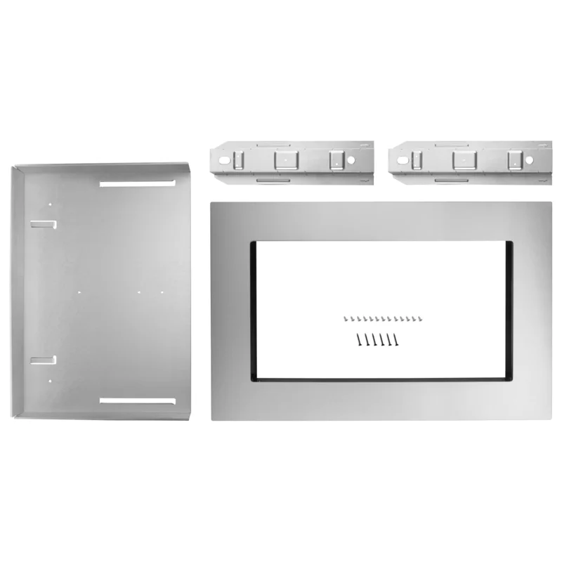 Whirlpool - 30 Inch Counter top Microwave Oven Trim Kit Accessory in Stainless - MKC2150AS Stainless