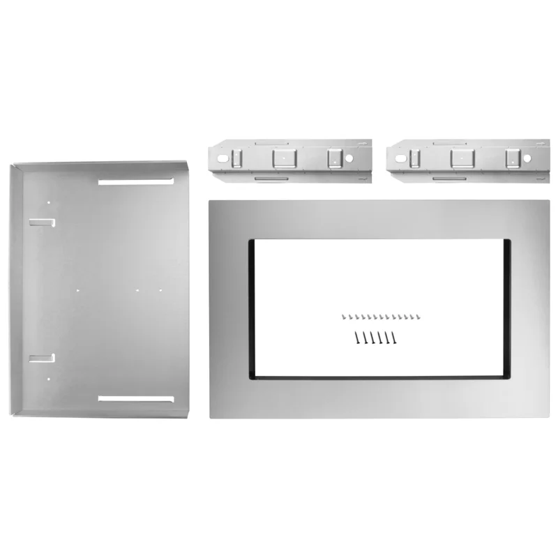 Whirlpool - 30 inch Microwave Trim Kit Accessory in Stainless - MK2160AZ Stainless