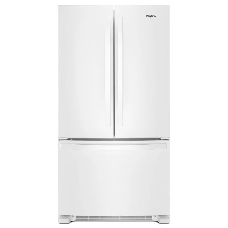 Whirlpool - 32.625 Inch 22.1 cu. ft French Door Refrigerator in White - WRF532SMHW White