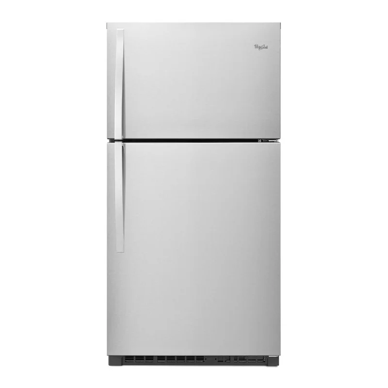 Whirlpool - 32.75 Inch 21.31 cu. ft Top Mount Refrigerator in Stainless - WRT541SZDM Stainless