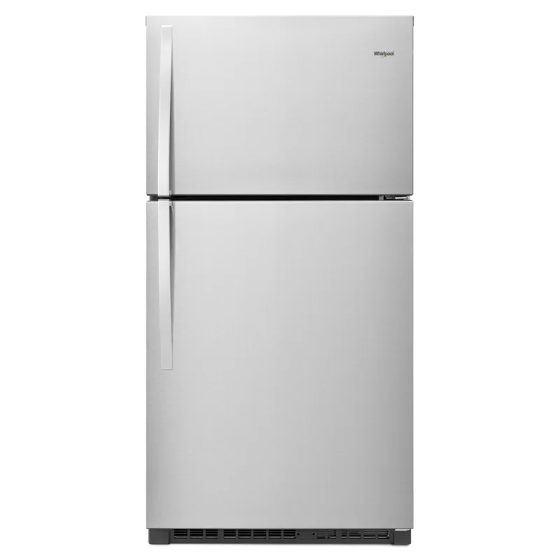Whirlpool - 32.75 Inch 21.31 cu. ft Top Mount Refrigerator in Stainless - WRT541SZDZ Stainless