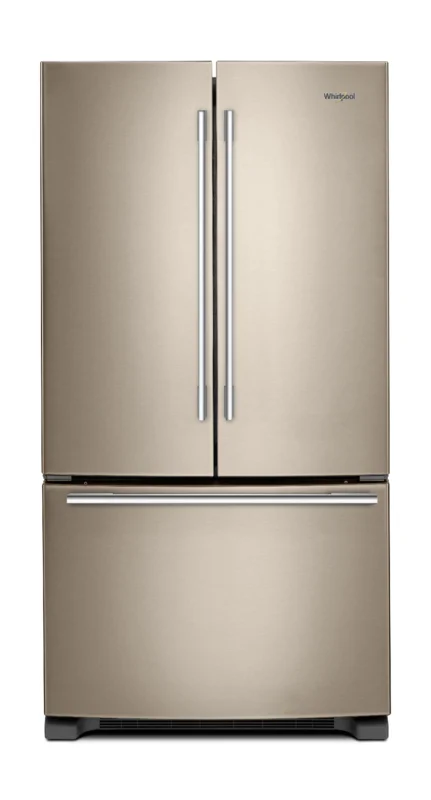 Whirlpool - 32 Inch 22.1 cu. ft French Door Refrigerator in Black - WRFA32SMHN Black