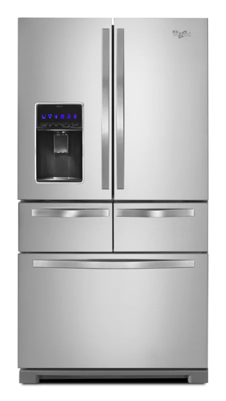 Whirlpool - 33.5 Inch 25.76 cu. ft French Door Refrigerator in Stainless - WRV976FDEM Stainless