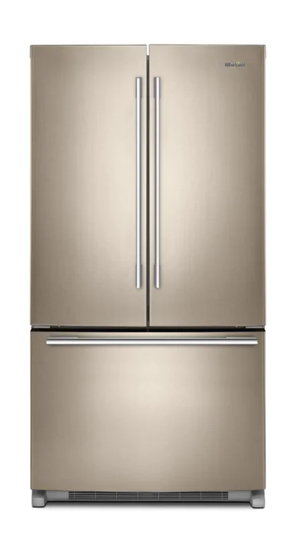 Whirlpool - 35.5 Inch 25.2 cu. ft French Door Refrigerator in Black - WRFA35SWHN Black