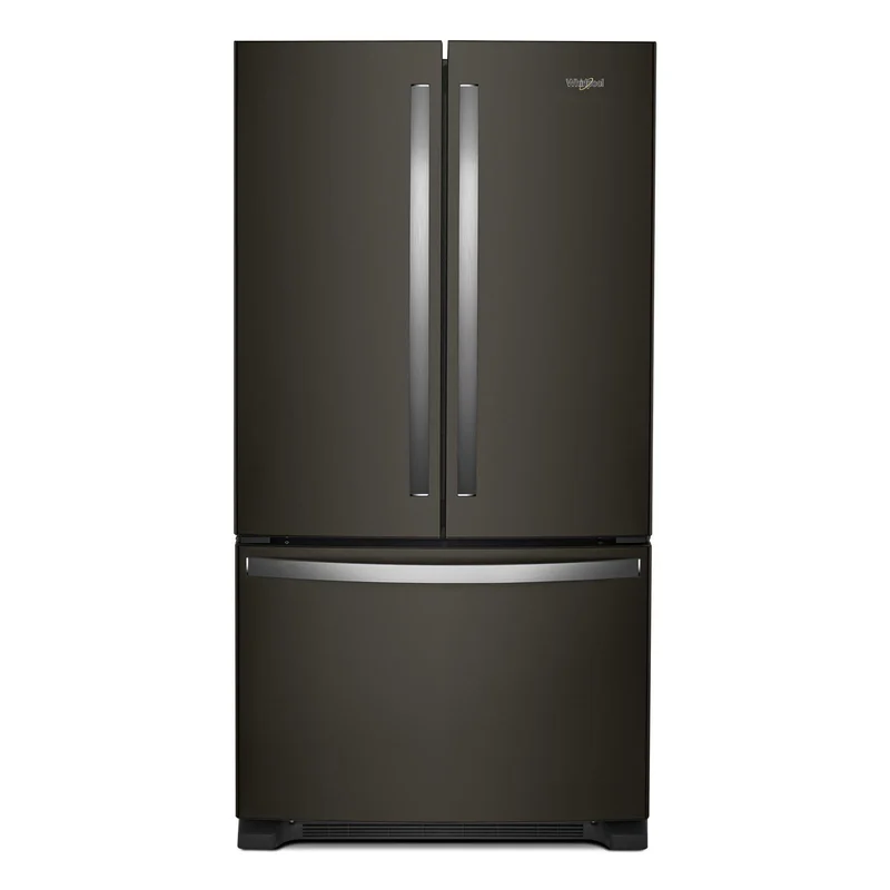 Whirlpool - 35.6 Inch 20 cu. ft French Door Refrigerator in Black Stainless - WRFC2036RV Black Stainless