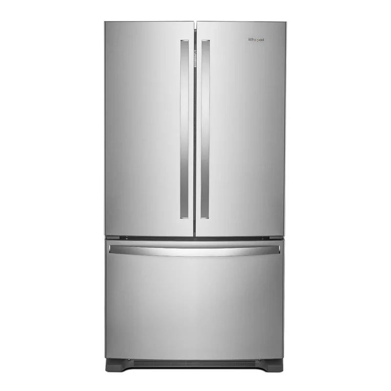 Whirlpool - 35.63 Inch 25.2 cu. ft French Door Refrigerator in Stainless - WRF535SWHZ Stainless