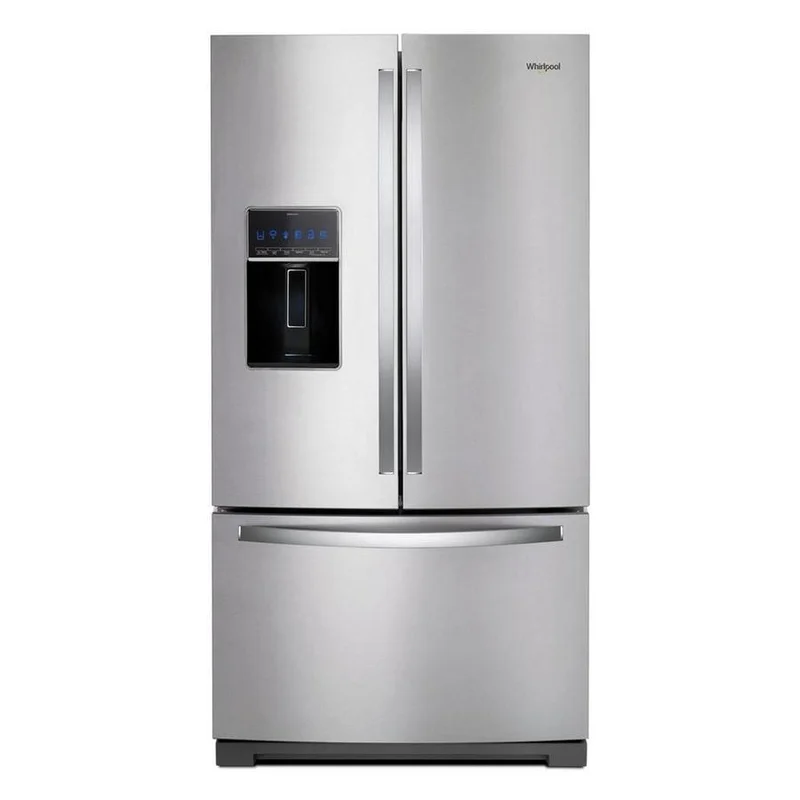 Whirlpool - 35.7 Inch 26.8 cu. ft French Door Refrigerator in Stainless - WRF757SDHZ Stainless