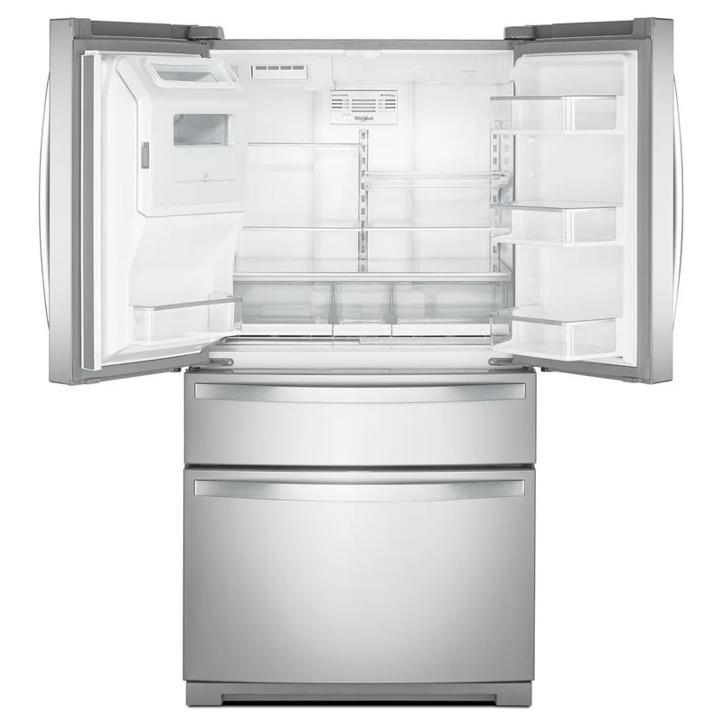 Whirlpool - 35.75 Inch 26 cu. ft French Door Refrigerator in Stainless - WRX986SIHZ Stainless