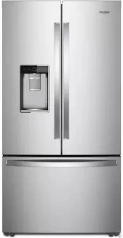 Whirlpool - 35.8125 Inch 24 cu. ft French Door Refrigerator in Stainless - WRF954CIHZ Stainless