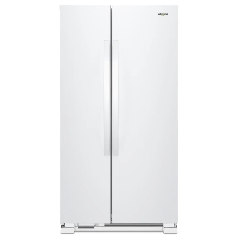 Whirlpool - 35.875 Inch 25 cu. ft Side by Side Refrigerator in White - WRS315SNHW White