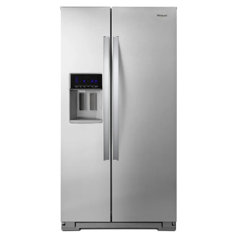 Whirlpool - 36 Inch 20.6 cu. ft Side by Side Refrigerator in Stainless - WRS571CIHZ Stainless