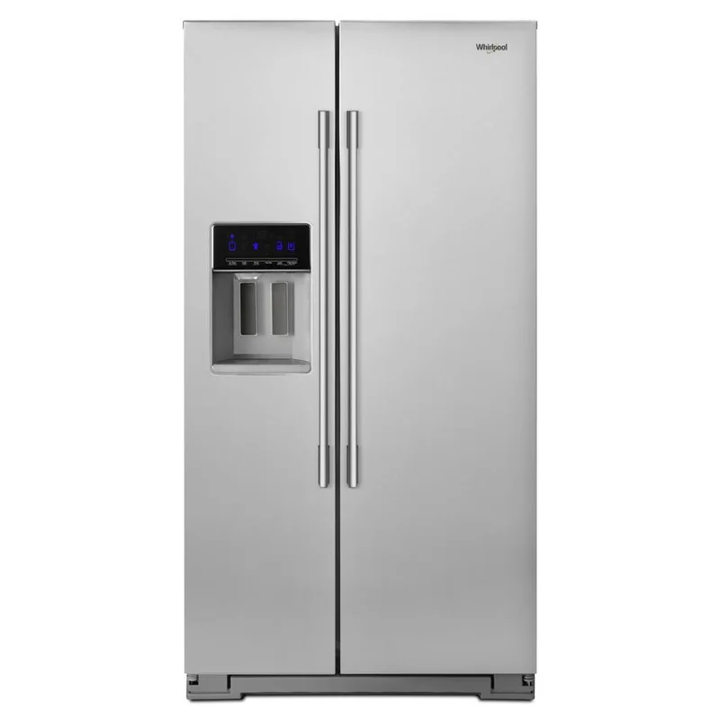 Whirlpool - 36 Inch 20.6 cu. ft Side by Side Refrigerator in Stainless - WRSA71CIHZ Stainless