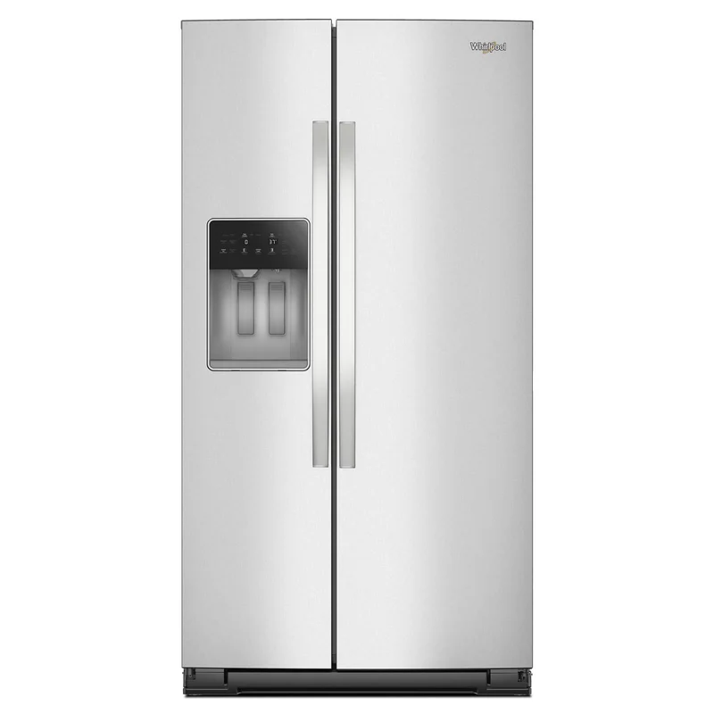 Whirlpool - 36 Inch 28.7 cu. ft Side by Side Refrigerator in Stainless - WRSF6536RZ Stainless