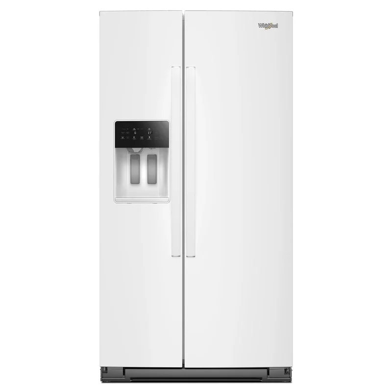 Whirlpool - 36 Inch 28.7 cu. ft Side by Side Refrigerator in White - WRSF5536RW White