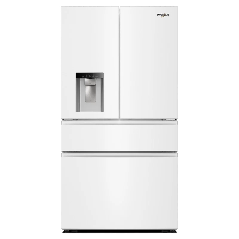 Whirlpool - 36 Inch 28.9 cu. ft French Door Refrigerator in White - WRMF3736SW White