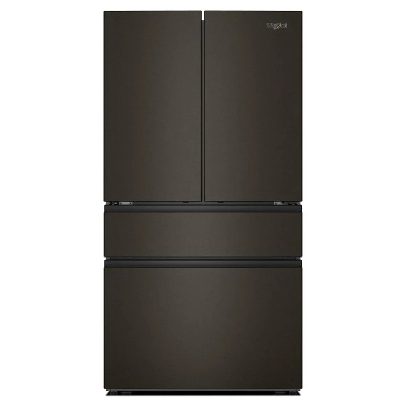 Whirlpool - 36 Inch 29.8 cu. ft French Door Refrigerator in Black Stainless - WRMF3336SV Black Stainless