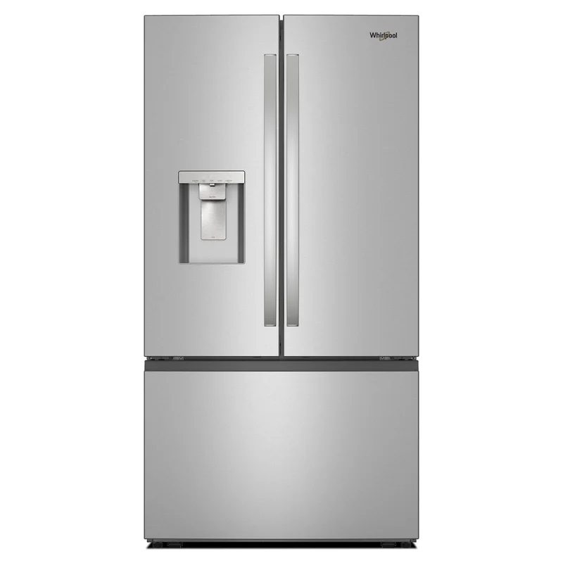 Whirlpool - 36 Inch 30 cu. ft French Door Refrigerator in Stainless - WRFF3536SZ Stainless