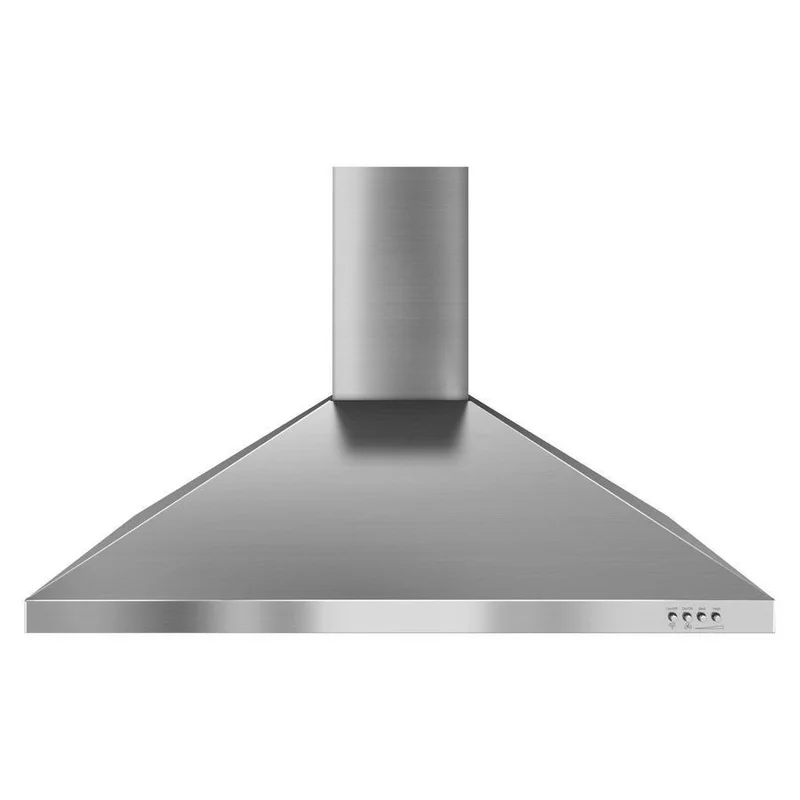 Whirlpool - 36 Inch 310 CFM Wall Mount and Chimney Range Vent in Stainless - WVW7336JS Stainless