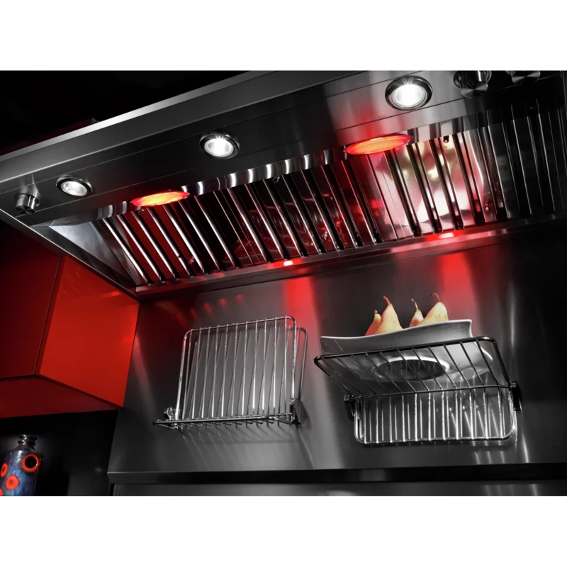 Whirlpool - 36 Inch Cooktop Add-On Range Hood Backsplash Kit in Stainless - W10285448 Stainless