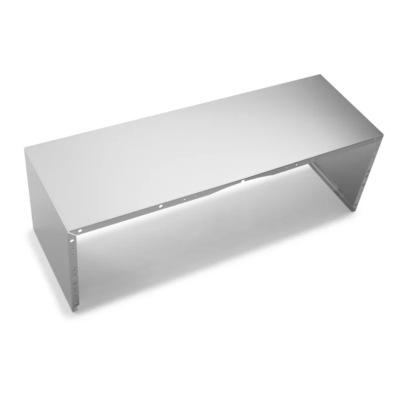 Whirlpool - 36 Inch Full Width Duct Cover Accessory in Stainless - EXTKIT04ES Stainless