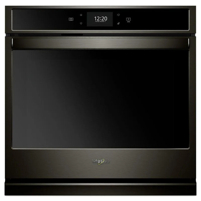 Whirlpool - 4.3 cu. ft Single Wall Oven in Black Stainless - WOS72EC7HV Black Stainless