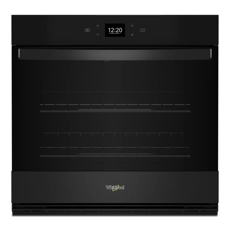 Whirlpool - 4.3 cu. ft Single Wall Oven in Black - WOES5027LB Black