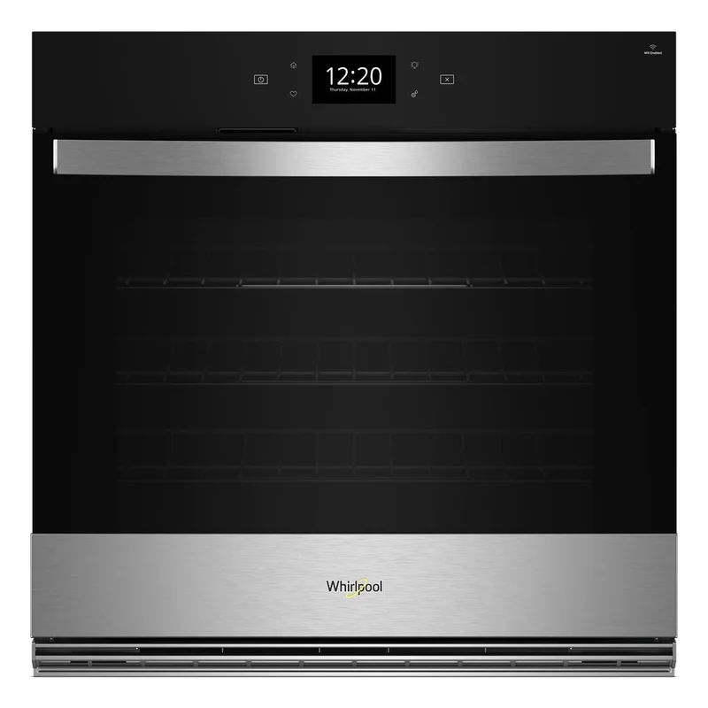 Whirlpool - 4.3 cu. ft Single Wall Oven in Stainless - WOES7027PZ Stainless