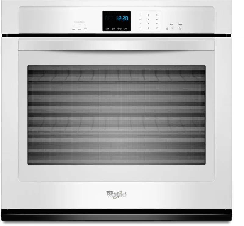 Whirlpool - 4.3 cu. ft Single Wall Oven in White - WOS51EC7AW White