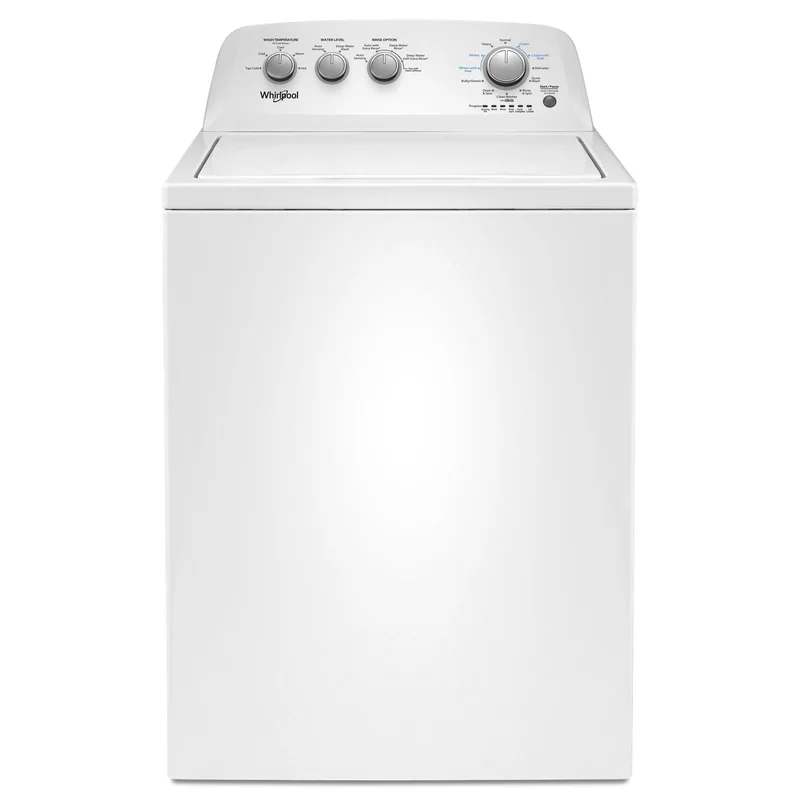 Whirlpool - 4.4 cu. Ft Top Load Washer in White - WTW4855HW White