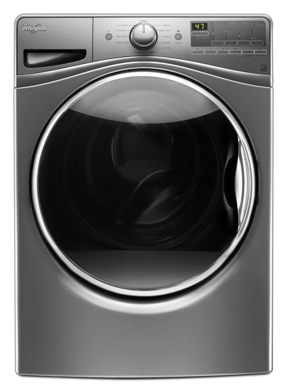 Whirlpool - 4.5 cu. Ft Front Load Washer in Silver - WFW85HEFC Silver