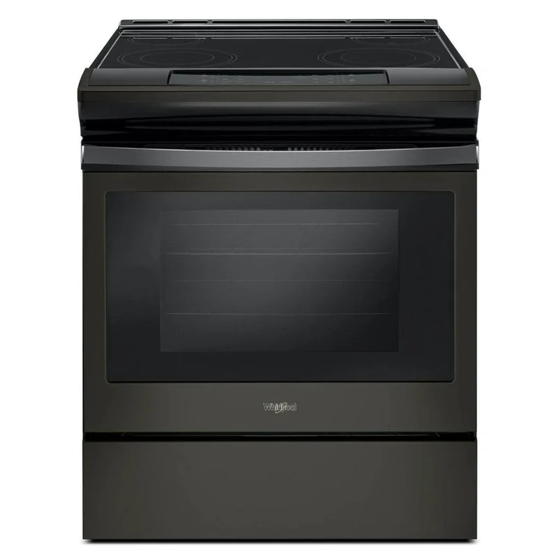 Whirlpool - 4.8 cu. ft Electric Range in Black Stainless - YWEE510S0FV Black Stainless