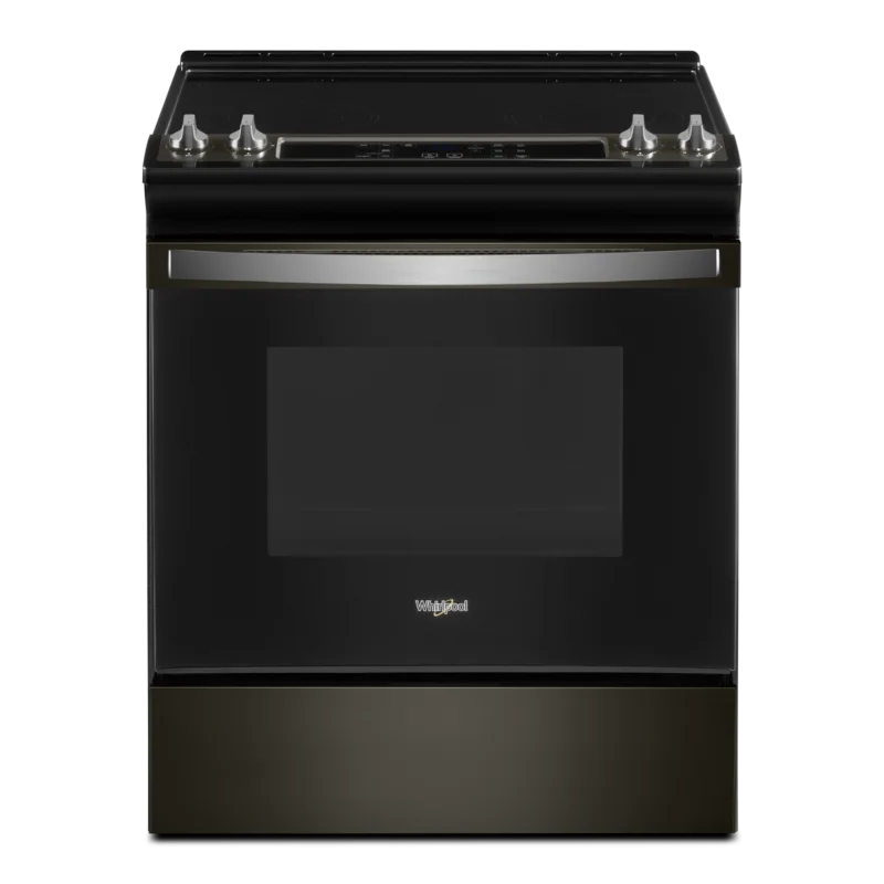 Whirlpool - 4.8 cu. ft Electric Range in Black Stainless - YWEE515S0LV Black Stainless