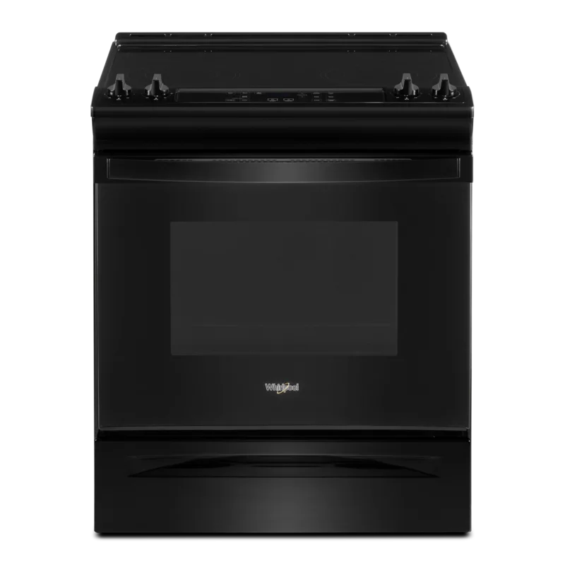 Whirlpool - 4.8 cu. ft Electric Range in Black - YWEE515S0LB Black