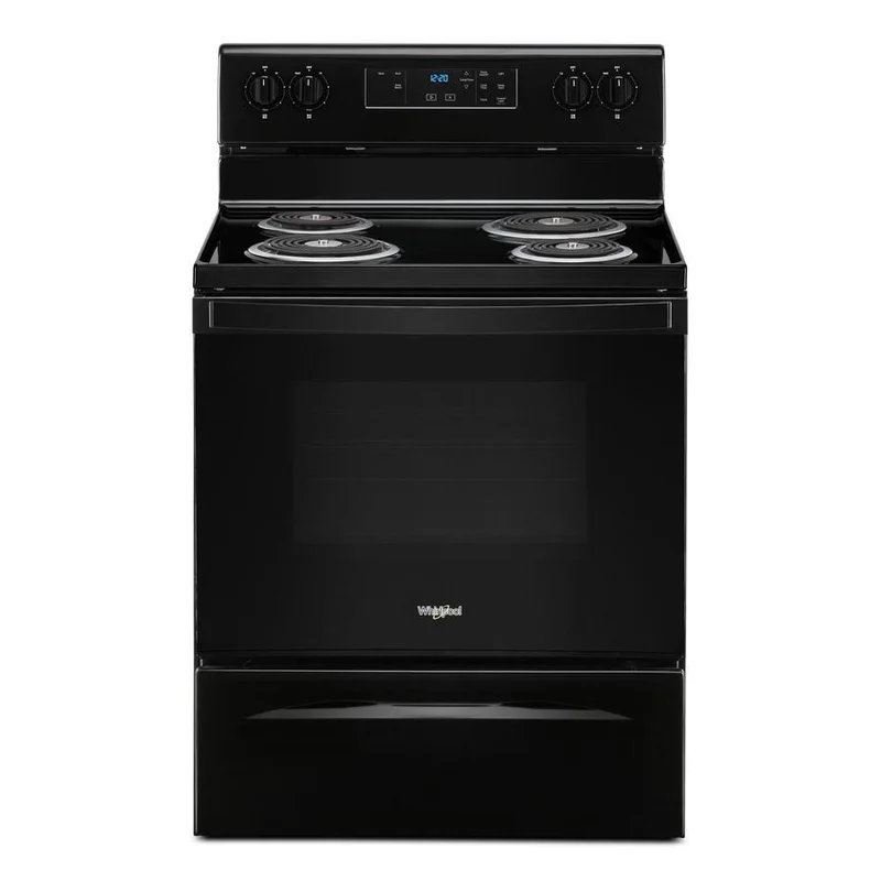 Whirlpool - 4.8 cu. ft Electric Range in Black - YWFC150M0JB Black
