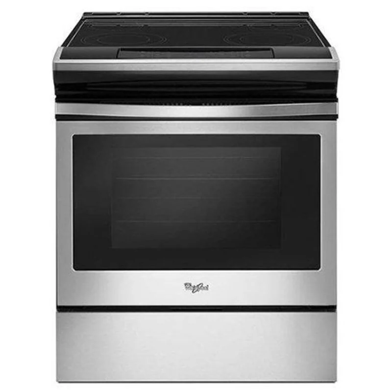 Whirlpool - 4.8 cu. ft Electric Range in Stainless - YWEE510S0FS Stainless