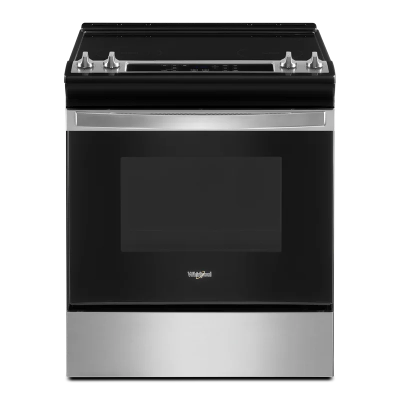 Whirlpool - 4.8 cu. ft Electric Range in Stainless - YWEE515S0LS Stainless