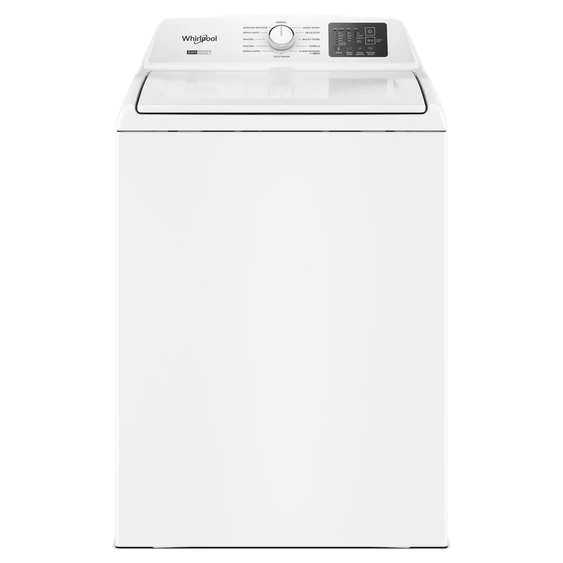 Whirlpool - 4.8 cu. Ft Top Load Washer in White - WTW4107SW White